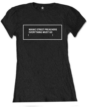 Manic Street Preachers T-shirt Everything Must Go - Noir