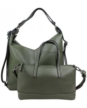 Fuchsia Sac à main Sac épaule + sac bandoulière déco cloutée Demars M - Vert