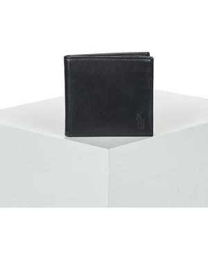 Polo Ralph Lauren EU BILL W/ C-WALLET-SMOOTH LEATHER - Nero