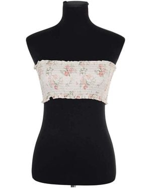 Reformation Debardeur Top sans manche multicolore - Noir