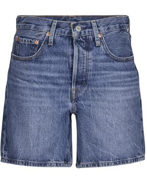 Levi's Short 501® MID THIGH SHORT - Bleu