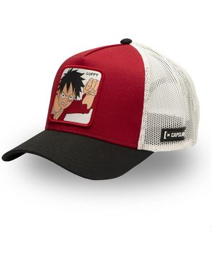 Capslab Casquette Casquette trucker One Piece - Rouge