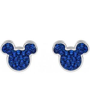 Sc Crystal Boucles oreilles B4090-ARGENT-BLEU