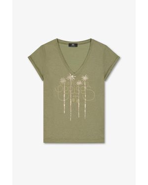 Le Temps Des Cerises T-shirt T-shirt veko - Vert