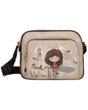 ANEKKE Sac Bandouliere Sac Tulip - Marron