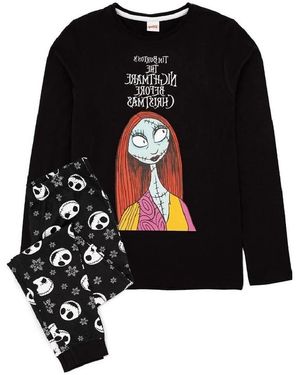 Nightmare Before Christmas Ensembles de pyjama M NS7097 - Noir