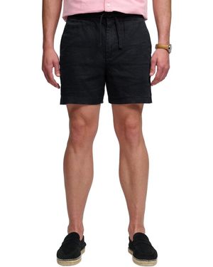 Superdry Short Short Merchant Linen - Bleu