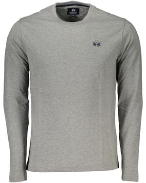 La Martina T-Shirt Xmr012Js389 - Gris