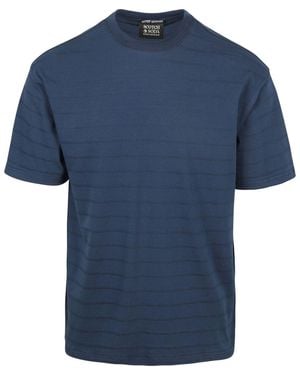 Scotch & Soda T-shirt T-shirt structuré Scotch Soda Bleu marine