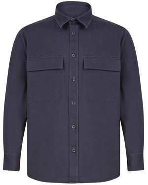 FRONT ROW SHOP Chemise Fr054 - Bleu
