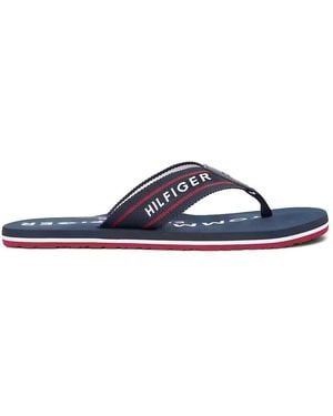 Tommy Hilfiger Tongs Sporty Beach Slipper - Bleu