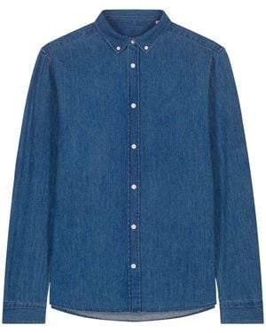 Harrington Chemise Chemise en denim - Bleu