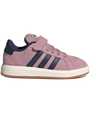 adidas Baskets Basses Baskets Grand Court 00S Cuir Suédé - Violet