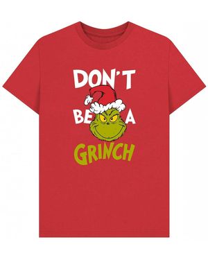 The Grinch T-shirt Don't Be A Grinch - Rouge