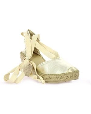 Pao Espadrilles Espadrille Cuir Laminé - Métallisé