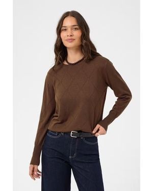 Kaffe T-Shirts Sport 10512268-191116 - Marron