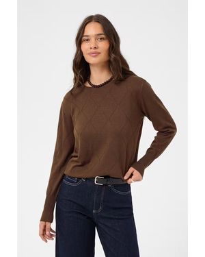 Kaffe T-Shirts Sport 10512268-191116 - Marron