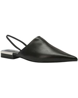 Betsy Mules Dress Slingback Flats - Noir