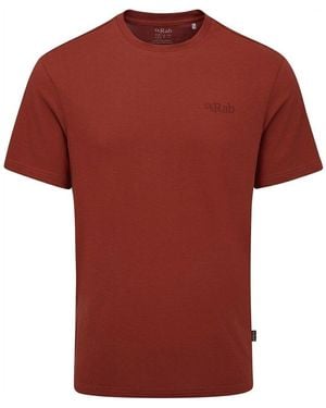 Rab T-Shirt Korte Mouw - Rood