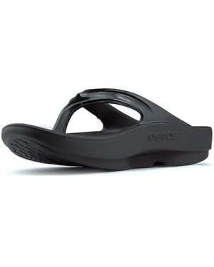 OOFOS Sandales Plates 1400 - Noir