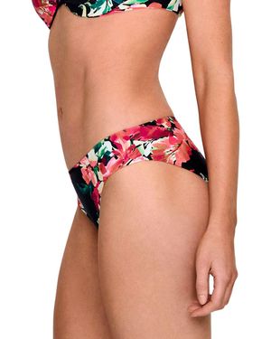 Selmark Maillots De Bain Bas Maillot Slip De Bain Tropico Mare - Noir