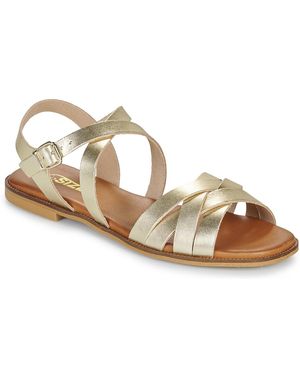 So Size Flache Sandalen Marietta - Mettallic