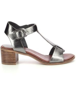 Kickers Sandales à talon Valmons Sandales Bout Ouvert - Gris