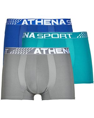 Athena Boxer Fresh Pack De 3 - Blu