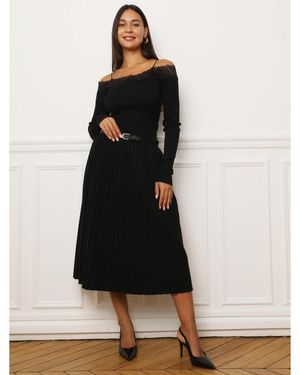 La Modeuse Jupes Jupes Pour Femme - Noir