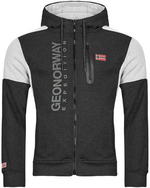 GEOGRAPHICAL NORWAY Sweatshirt Fagozip - Schwarz