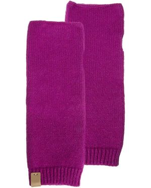 Isotoner Gants Mitaines Maille longues Groseille - Violet