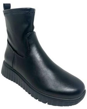 MTNG Bottines Botín Señora Mustang 55987 Negro - Bleu