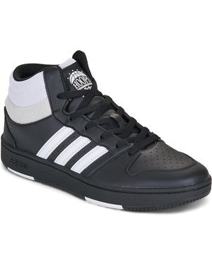 adidas Turnschuhe Hoops Mid Classic - Schwarz