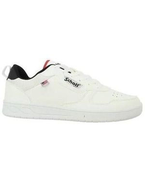 Schott Nyc Baskets Basses Baskets Diranm - Blanc
