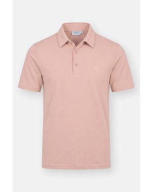Vercate Polo Polo sans repassage - Rose