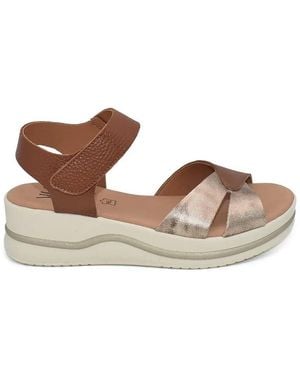 Cokketta Sandales compensées - Marron