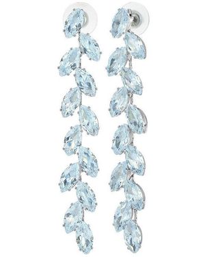 Sc Crystal Boucles oreilles B3280-ARGENT - Bleu