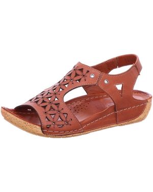 Gemini Sandales Compensées - Rouge