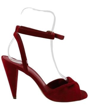 Maje Chaussures escarpins Talons en cuir - Rouge