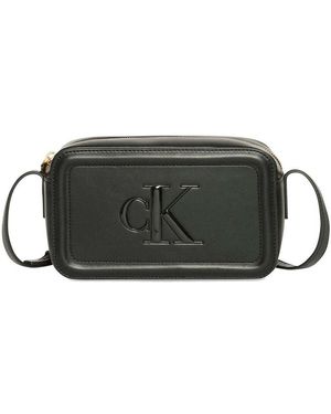 Calvin Klein Sac Bandouliere Bold Monogram - Vert