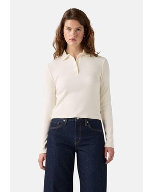 Levi's T-Shirt Rory Ls Polo - Blanc