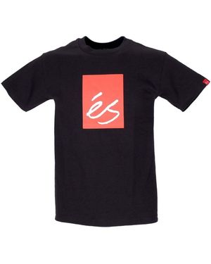 'es T-shirt Main Block Tee - Bleu