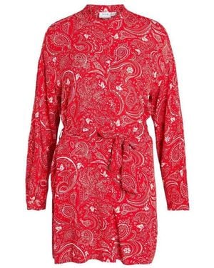 Vila Robe Courte 6285701 - Rouge