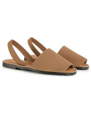 V.Gan Sandales plates Rambu Menorcan Des Sandales - Marron