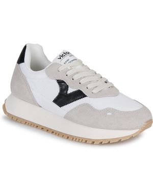 Victoria Sneakers Basse Viento Nylon Serraje - Bianco