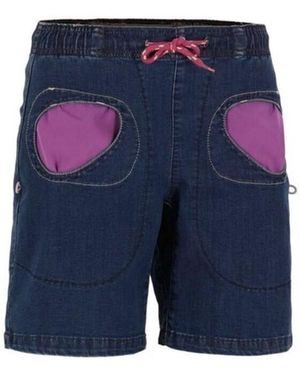 E9 Short Onda Denim - Bleu