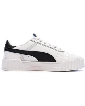 PUMA Baskets Basses Carina 3.0 Luxe - Blanc
