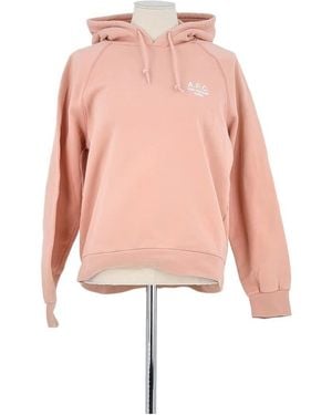 A.P.C. Sweat-shirt Sweatshirt en coton rose