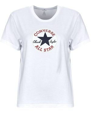Converse T-Shirt Chuck Patch Standard Fit Tee - Bianco