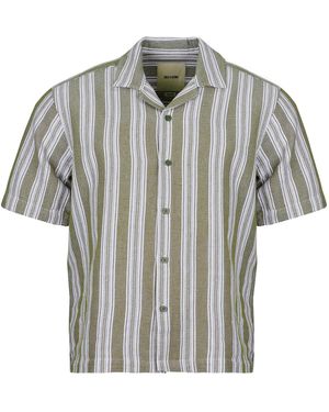 Only & Sons Camicia A Maniche Corte Onswalker Rlx Resort - Grigio